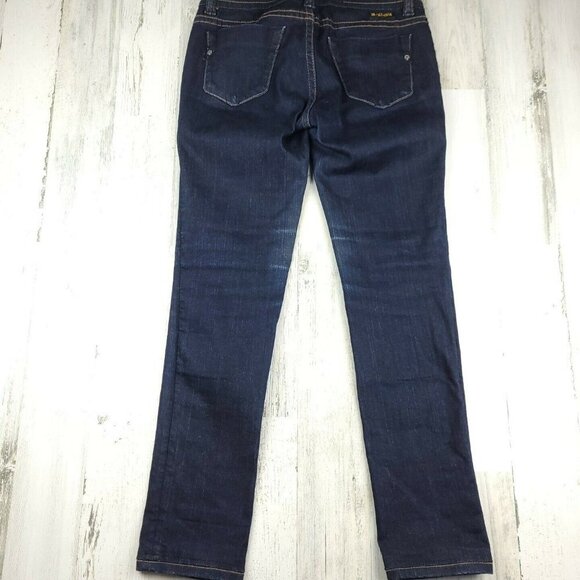 MEK DNM By Moscow Cigarette Bootcut Jeans Dark Wash Size 28x34 EUC - Picture 3 of 11